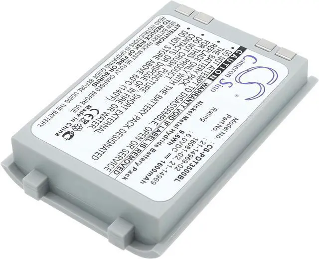 Alt view image 5 of 6 - 1600mAh Replacement Battery for Symbol PDT3500, PDT3510, PDT3540, 18081-02, 21-14969, 21-14969-02, 50-14000-011, 50-14000-059, 58513-00-00, 58514-00-00, 61783-00-00