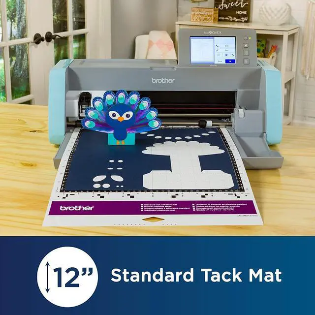 Alt view image 2 of 7 - Brother ScanNCut DX Mats, 12" x 12" Standard and Low Tack Adhesives, 3 Each, and 12" x 12" Non-Tack Scanning Mat