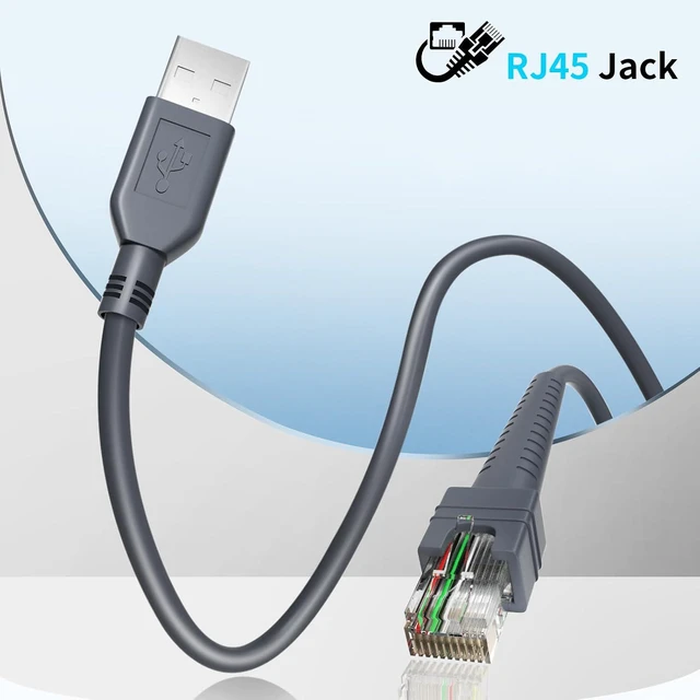 Alt view image 3 of 7 - 2PCS 9.84ft Coiled Scanner Charger Cable for Symbol/Zebra/Motorola DS9208 USB Cable LS2208 LS4278 LS3578 LS2208 DS2208 DS3400 DS6878 DS9808 DS4208 DS8108 DS8178 DS9308 DS9908 STB4278 LI4278
