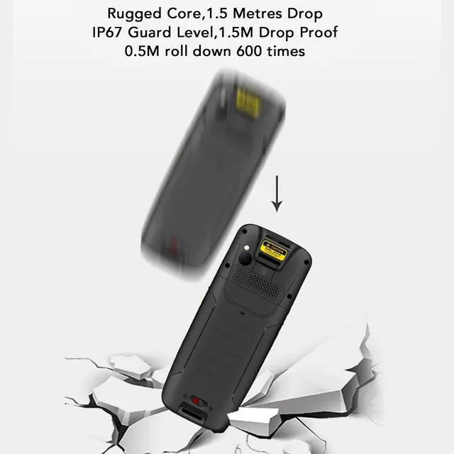 Alt view image 6 of 7 - 1D 2D QR Barcode Scanner, 4.0 Inch Screen Digital Printed Bar Code Reader Cordless Handheld Barcode Scanner Compact Plug and Play, Handhled QR Bar Code Reader Data Collector