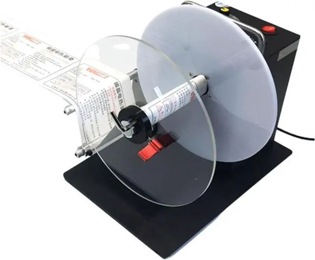 Main image of Label Rewinding Machine Two-way Automatic Rewinder Self-adhesive Barcode Machine Clothing Tag Reeler Industrial Grade(F202)