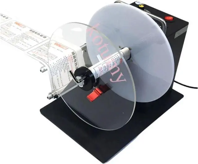 Alt view image 5 of 7 - Label Rewinding Machine Two-way Automatic Rewinder Self-adhesive Barcode Machine Clothing Tag Reeler Industrial Grade(F202)