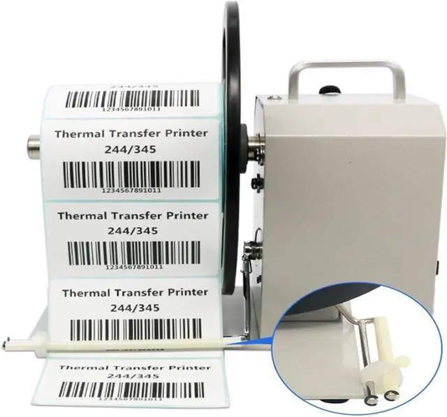 Alt view image 5 of 5 - Winding Machine, BSC-Q6 Series Adjustable Speed Label Rewinder Tag Automatic Rewinder Barcode Paper Sticker Roll Paper Machine