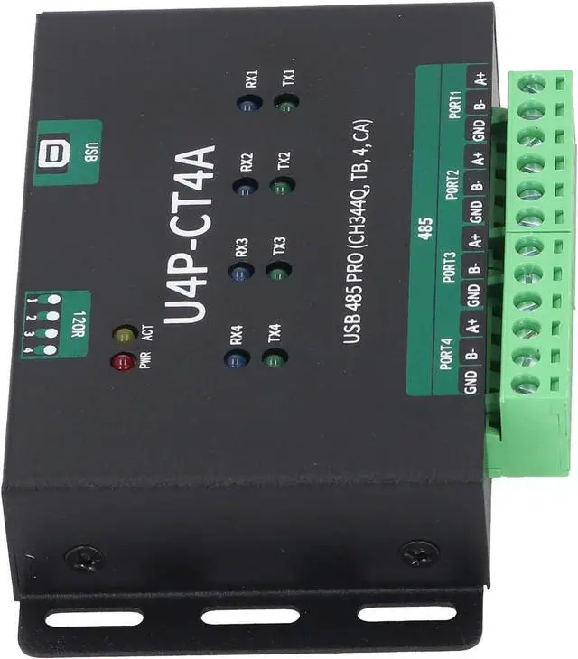 Alt view image 2 of 7 - Emoshayoga USB Serial Port Module 4 Way Converter High Security Reliable Data Transmission for Industrial Use USB2.0 Type B 1 Unit