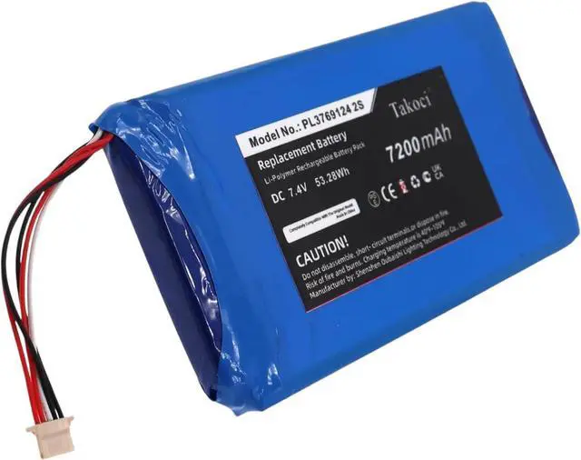 Alt view image 3 of 4 - Battery Compatible with I80 7.4V/7200mAh