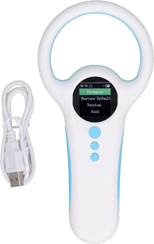Alt view image 5 of 7 - Marhynchus Pet Microchip Reader, Handheld ID Scanner for Animal Ear, 134.2KHZ 125KHZ Multiple Protocol Support, Non Reading >8cm Glass Tag, >20cm Ear Tag, Quick Recognition Response