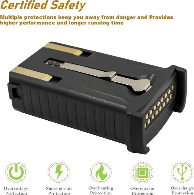 Alt view image 4 of 5 - Replacement Battery for Motorola Symbol MC9000-G/K Series Scanners,fits BRTY-MC90SAB00-01 21-65587-01 KT-21-61261