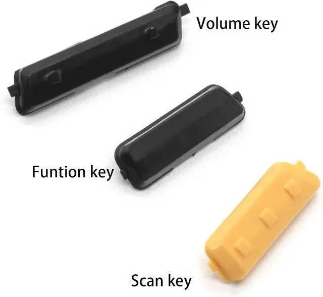 Alt view image 3 of 7 - 5 Set Side Key Set Replacment for Zebra for Symbol TC70 TC75 TC72 TC77 Handheld Barcord Scanner,Side Trigger Switch Button Support Scanner (1 Set is 1 Yellow and 2 Black)