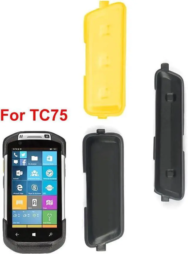 Alt view image 7 of 7 - 5 Set Side Key Set Replacment for Zebra for Symbol TC70 TC75 TC72 TC77 Handheld Barcord Scanner,Side Trigger Switch Button Support Scanner (1 Set is 1 Yellow and 2 Black)