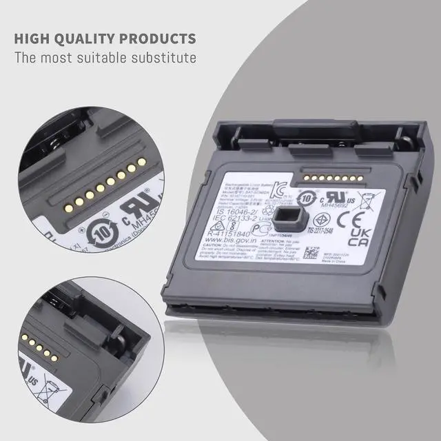 Alt view image 4 of 7 - BAT-SCN02 BAT-SCN03 Digital Barcode Scanner Battery Replacement for Honeywell 8680i 8680i Smart Wearable Scanner Lithium Ion battery PN 50137491-001 1ICP10/34/51 With Capacity 3.8V 2160mAh/8.2Wh