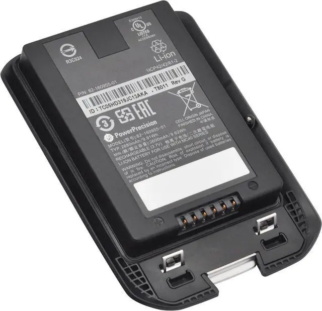 Main image of 82-160955-01 82-160955-03 Battery for Symbol MC40 MC40C MC40N0 MC40N0-SLK3R01 Series MC40N0-SCG3R00 MC40N0-SCJ3RM0 MC40N0-SLK3R01 MC40N0-SLK3R0112 BTRY-MC40EAB0E-01R Scanner Battery Replacement