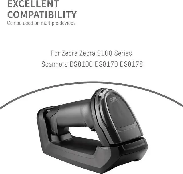 Alt view image 3 of 7 - DS8178 Replacement Battery for Zebra 8100 Series Scanners DS8100 DS8170 DS8178 BTRY-DS81EAB0E-00 BTRY-ZDS81EAZB0E-00 71-176890-01 82-176890-01 Barcode Scanner Battery Capacity 3.7V 2500mAh/9.25Wh