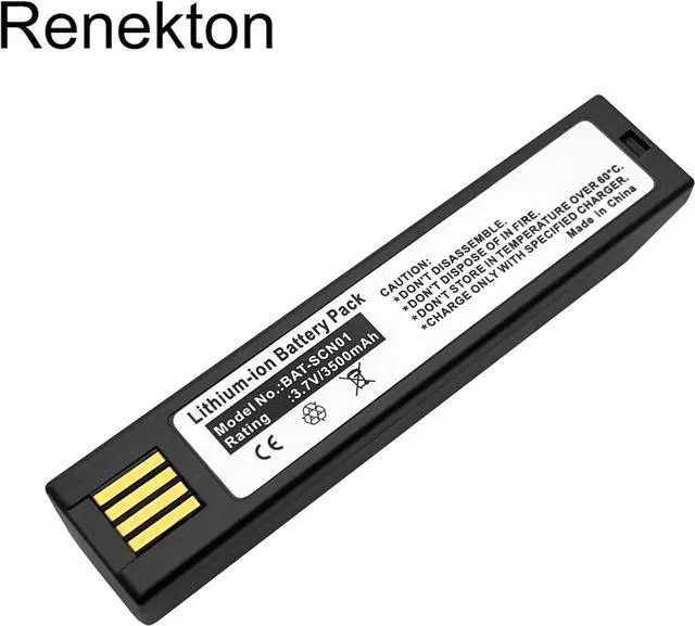 Alt view image 4 of 7 - 3500mAh BAT-SCN01 Barcode Scanning Collector Battery for Honeywell Voyager 1202G 1902GHD GSR 1452G 4820 3820 4820i Xenon 5620 6320 4620 Granit 1911i 1981i 3820G 1472G 1952 BAT-SCN01 50121527-002
