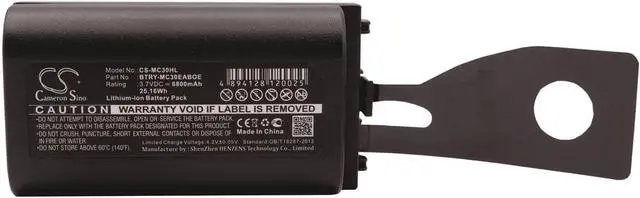 Main image of 6800mAh Replacement Battery for Symbol MC30, MC3000, MC3000 Laser, MC3000R, MC3000R-LC28S00G-E, MC3000R-LC28 fit Part No. 55-002148-01, 55-0211152-02, 55-060112-86, 55-060117-05, 55-060117-86