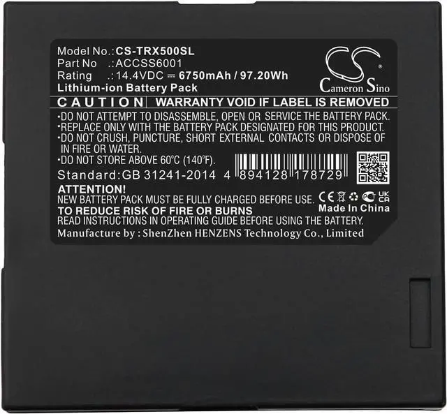Alt view image 5 of 5 - 6750mAh / 113.40Wh Battery for FARO 3D Laser Scanner, Focus 3D X 330, Focus3D X 130 PN:FARO 3D Laser Scanner, Focus 3D X 330, Focus3D X 130