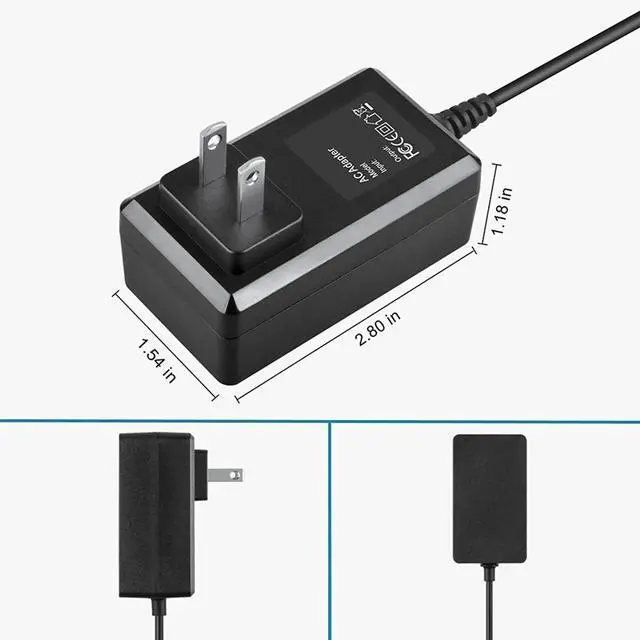 Alt view image 3 of 5 - Guy-Tech 16V AC/DC Adapter Compatible with Canon ImageFORMULA CR-50 CR-80 DR-C125 DR-C125W DR-C225 DR-C225W 9706B002 9707B002 Document Scanner 16VDC Power Supply Cord Cable Charger