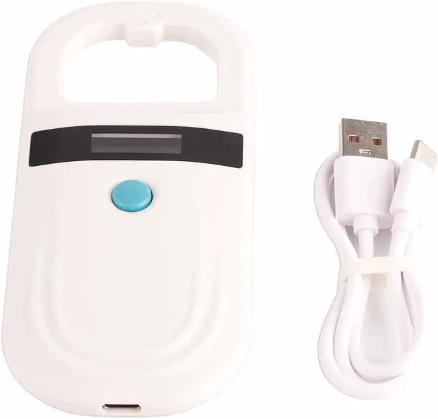 Alt view image 7 of 7 - Pet Microchip Scanner, Portable Animal Chip ID Scanner with OLED Display Screen, Rechargeable Data Storage Tag Scanner for FDX-B (ISO11784 / 11785) and EMID