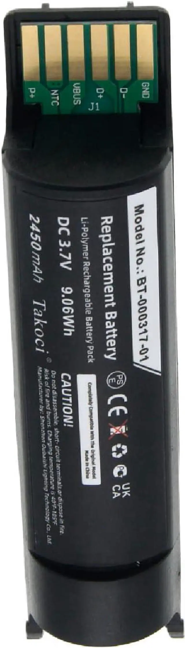 Alt view image 7 of 7 - Replacement Zebra BTRY-DS22EAB0E-00 Battery for DS2278 Scanners