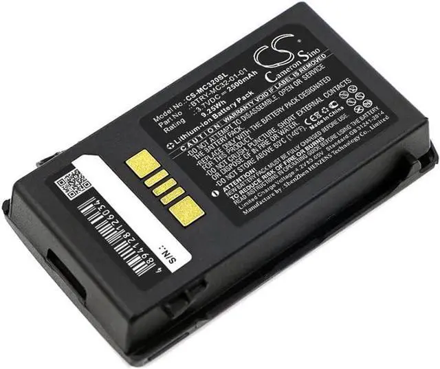 Main image of Battery for Zebra MC3200, MC3300, BTRY-MC32-01-01, BTRY-MC32-52MA-01, BTRY-MC32-52MA-10,