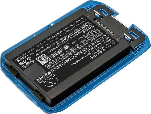 Alt view image 2 of 6 - 2600mAh Battery for Symbol MC40, MC40C, MC40N0, MC40N0-SLK3R0112, 82-160955-01,