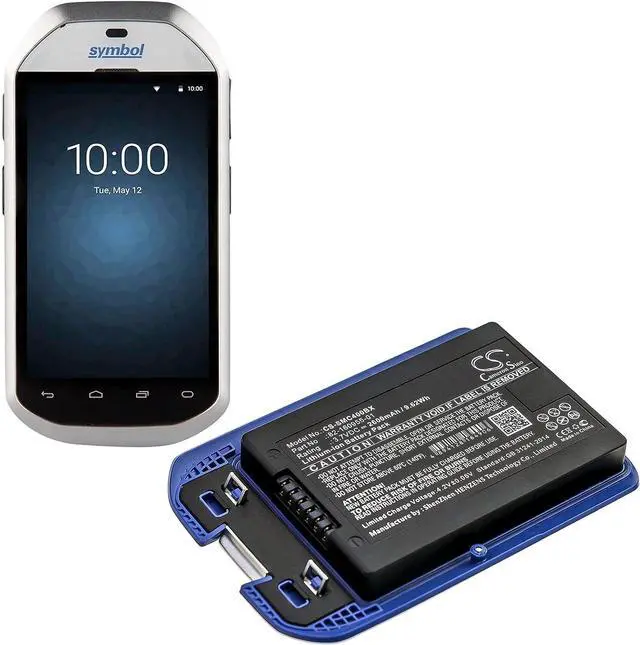 Alt view image 3 of 6 - Bband Replacement for Battery Symbol 82-160955-01 MC40, MC40C, MC40N0, MC40N0-SCG3R00, MC40N0-SCJ3RM0, MC40N0-SLK3R01, MC40N0-SLK3R0112 3.7v