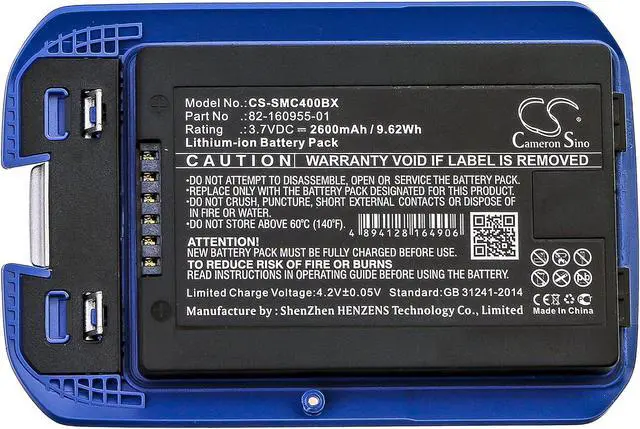 Alt view image 6 of 6 - Bband Replacement for Battery Symbol 82-160955-01 MC40, MC40C, MC40N0, MC40N0-SCG3R00, MC40N0-SCJ3RM0, MC40N0-SLK3R01, MC40N0-SLK3R0112 3.7v
