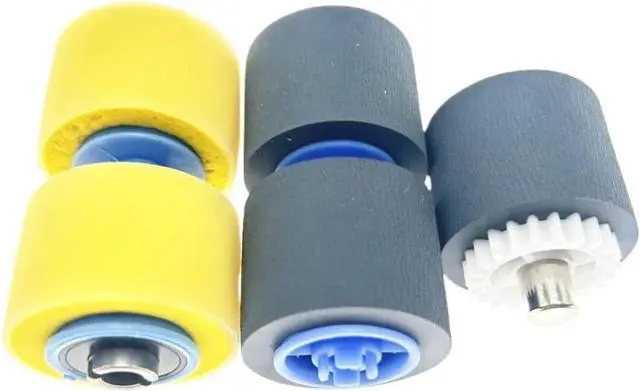 Alt view image 3 of 4 - Pickup Feed Separation Roller Kit Compatible with DR-5010C DR-6030C Includes MG1-3684-000 MA2-6772-000