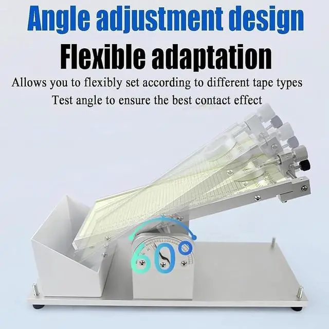 Alt view image 2 of 7 - Adhesive Tape Initial tack Tester, Manual Tester with 32 Steel Balls, Adjustable Angle 0-60° for Adhesive Tapes, Stickers, Labels, Foam, and adhesives