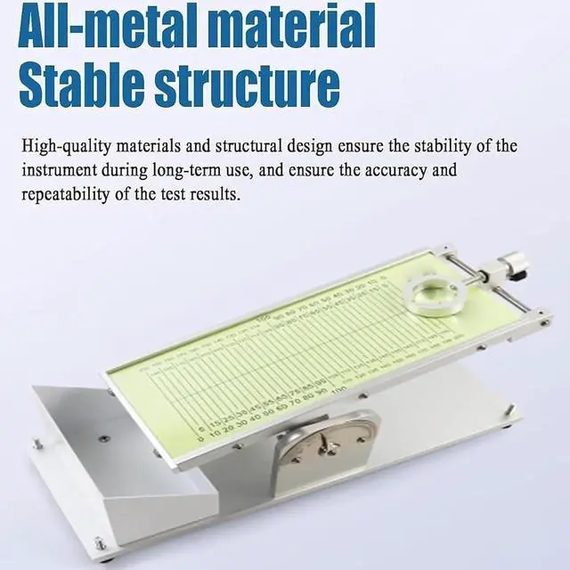 Alt view image 4 of 7 - Adhesive Tape Initial tack Tester, Manual Tester with 32 Steel Balls, Adjustable Angle 0-60° for Adhesive Tapes, Stickers, Labels, Foam, and adhesives