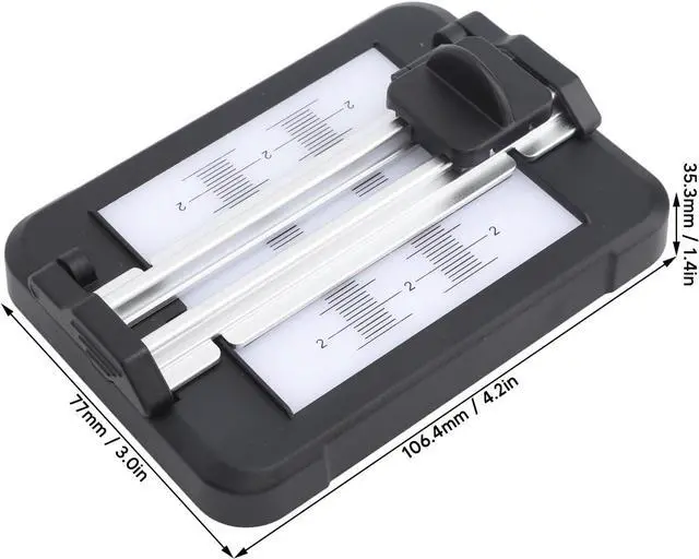 Alt view image 2 of 7 - Slide Film Cutter, 35mm Negative Film Cutting Trimmer with 11Brightness Adjustable LED Backlight Panel for 120 135 Format Film Strip