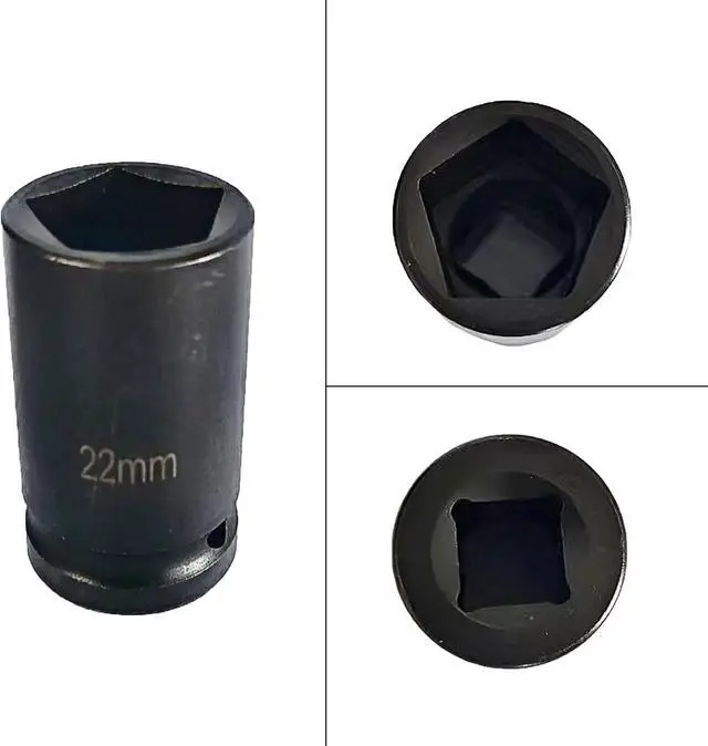Alt view image 2 of 7 - 5-Point Utility Socket for Pentagon Socket Hard Workers with 1/2" Drive and 13/16" 5-Point Utility Socket