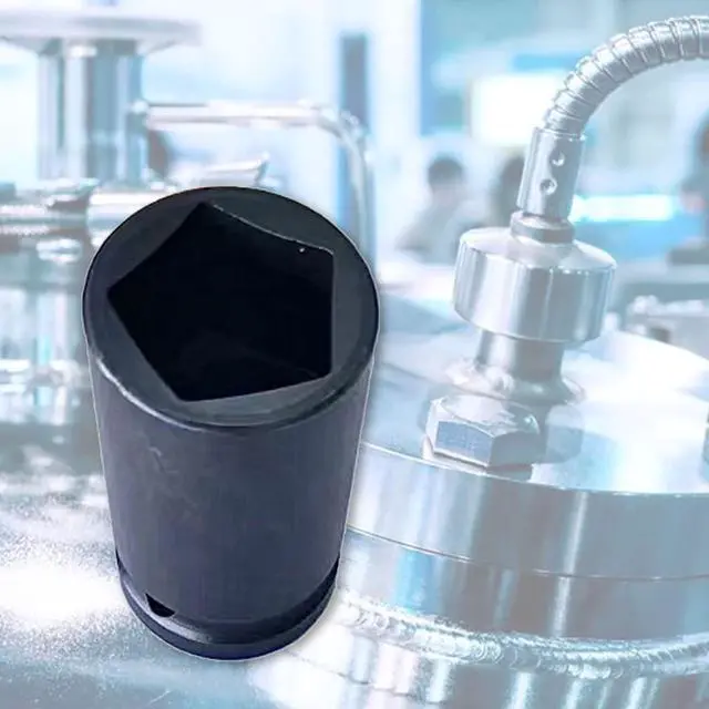 Alt view image 7 of 7 - 5-Point Utility Socket for Pentagon Socket Hard Workers with 1/2" Drive and 13/16" 5-Point Utility Socket