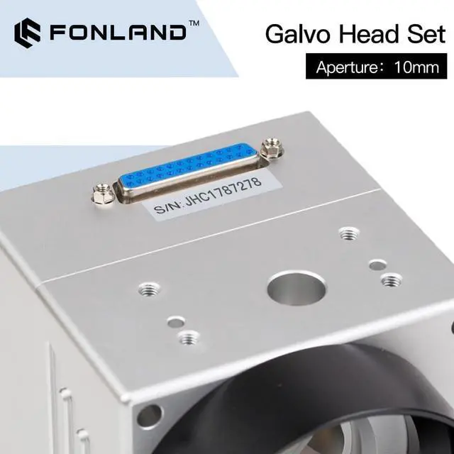 Alt view image 7 of 7 - SG7110 Fiber Laser Scanning Galvo Head Set 10.6um &1064nm & 355nm 10mm Galvanometer Scanner with Power Supply (No Red Light, 355nm UV Machine)