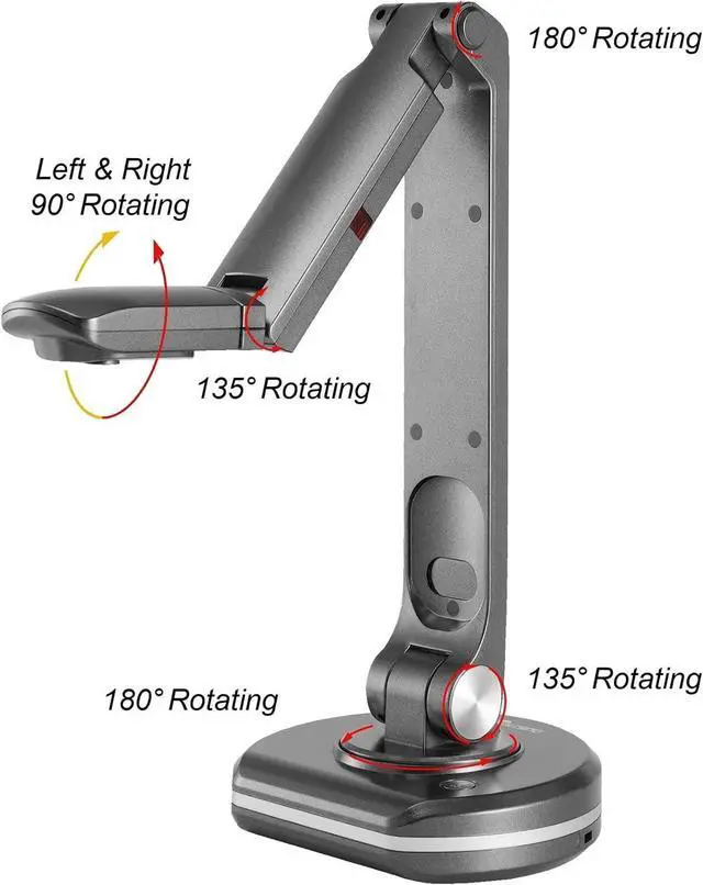 Alt view image 2 of 6 - V500s 8MP USB Visualiser/Document Camera, A3 Format, Distance Learning, Web Conferencing, for Mac, Windows, Chromebook