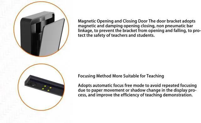 Alt view image 4 of 7 - Eco - Friendly A4 Document Camera with Safety Rounded Corners - Ideal for Classroom Education