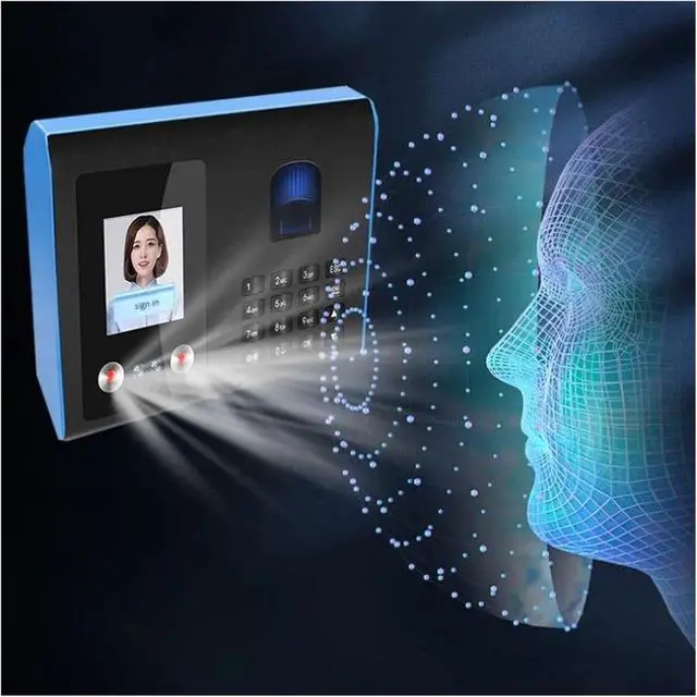 Alt view image 4 of 7 - FA01 Smart Attendance Machine Face+ Fingerprint+Password Employee Check in Equipment Recognition Apparatus Use for Office(Size:English)