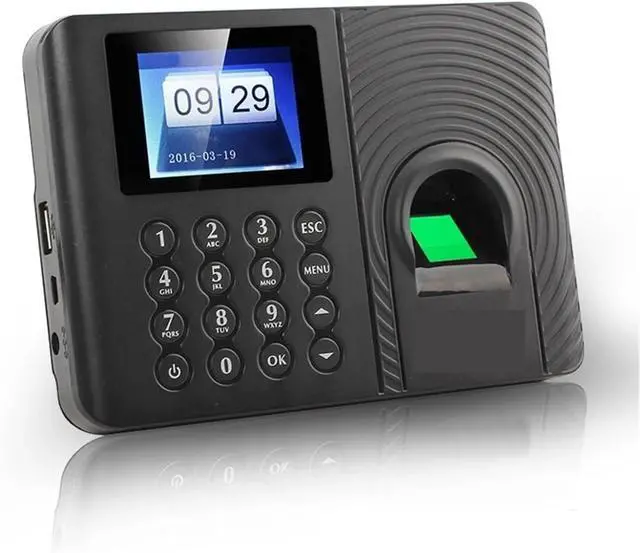 Main image of Fingerprint Attendance Biometric Machine System Employee Keypad Electric Time Clock Recorder USB Data Manage(Color:A10 Attendance,Size:PULG)