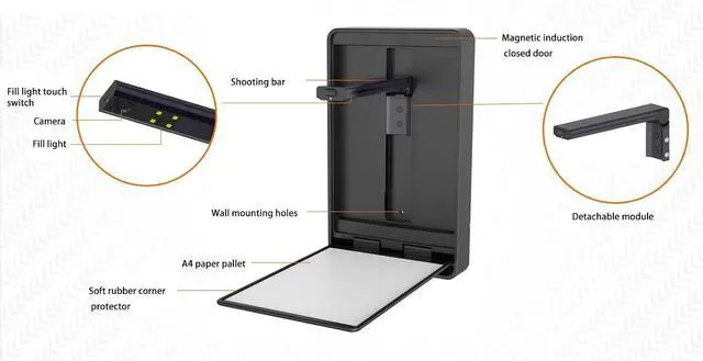 Alt view image 2 of 7 - Eco - Friendly A4 Document Camera with Safety Rounded Corners - Ideal for Classroom Education