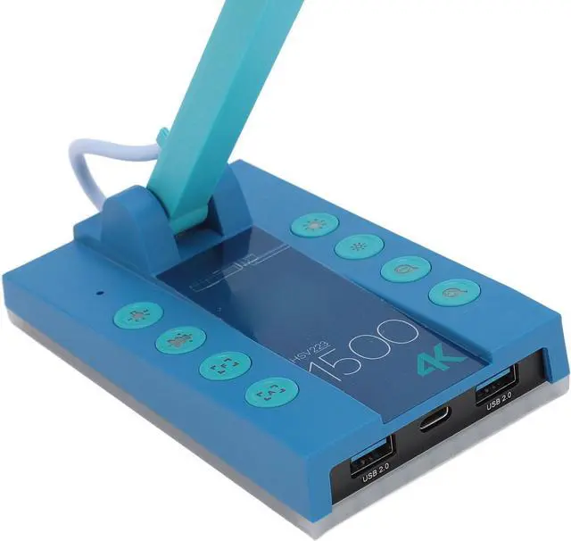 Alt view image 7 of 7 - 15MP High Definition USB Document Camera with LED Light for Remote Teaching, Foldable Design, Plug and Play Compatibility, for PCs and Chromebooks