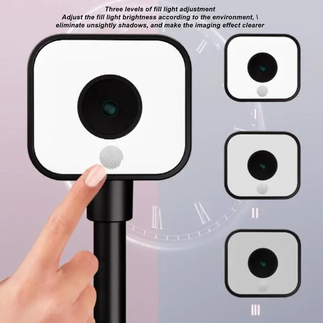Alt view image 3 of 7 - 4K USB Document Camera, Adjustable Image Inversion and Image Brightness, Foldable 30fps Doc Camera, Plug & Play, Dual Mic, for Web Conferencing, Live Demo, Compatible OS &