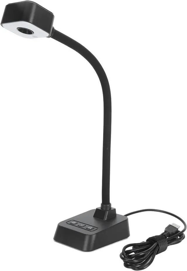 Alt view image 7 of 7 - 4K USB Document Camera, Adjustable Image Inversion and Image Brightness, Foldable 30fps Doc Camera, Plug & Play, Dual Mic, for Web Conferencing, Live Demo, Compatible OS &
