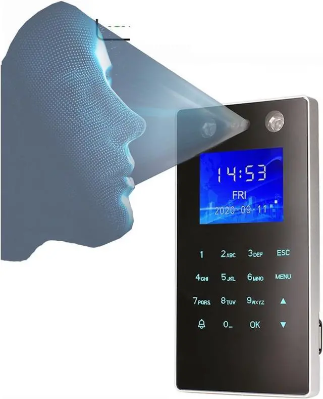 Main image of High-Precision Time Clock TCP/IP Face Recognition Time Attendance Machine and Card Door Lock Access Control System Device with Excellent Expandability