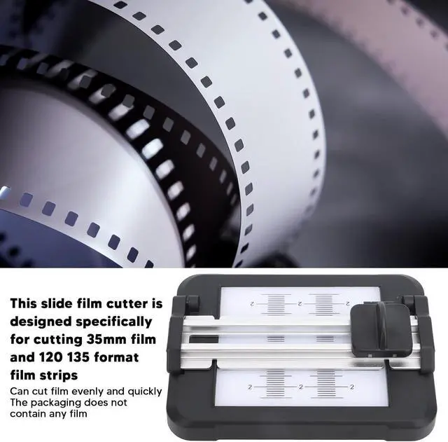 Alt view image 5 of 7 - Slide Film Cutter, 35mm Negative Film Cutting Trimmer with 11Brightness Adjustable LED Backlight Panel for 120 135 Format Film Strip