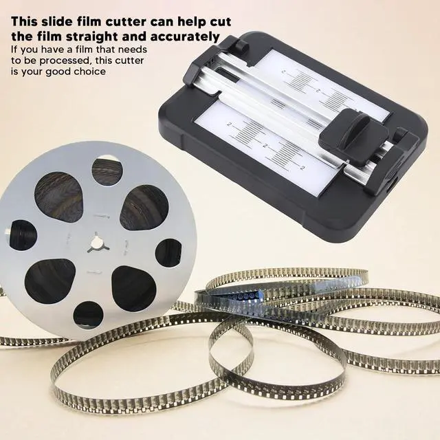 Alt view image 4 of 7 - Slide Film Cutter, 35mm Negative Film Cutting Trimmer with 11Brightness Adjustable LED Backlight Panel for 120 135 Format Film Strip