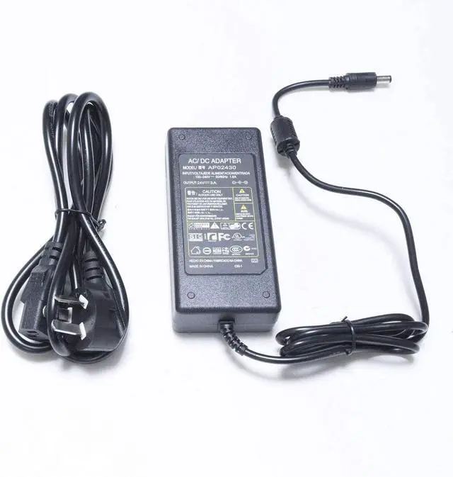 Alt view image 6 of 6 - YANZEO 24V AC/DC Adapter Compatible for Fujitsu Fi-6130 Fi-7160 Fi-7180 Scan Snap S1500 S1500M Document Scanner 24V DC Power Supply Cord Cable PS Battery Charger