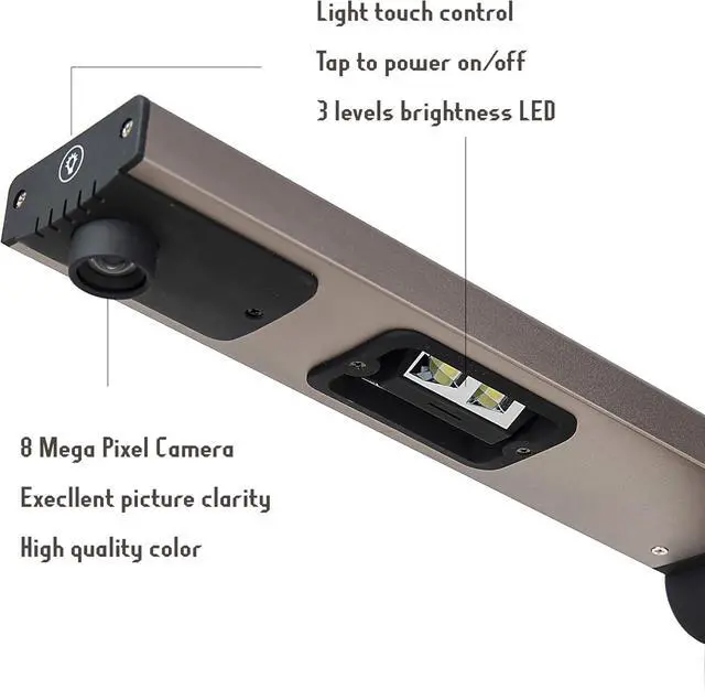Alt view image 4 of 7 - Document Camera Longjoy HD Digital Portable USB Document Camera LV-3 Series LV-3800