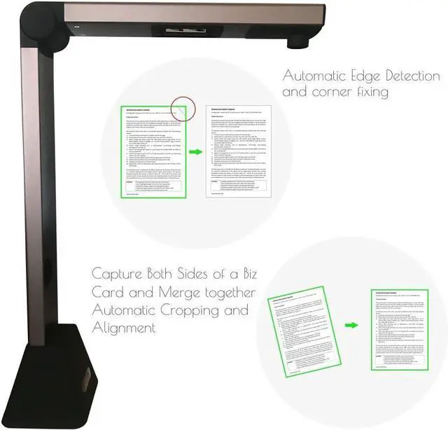 Alt view image 7 of 7 - Document Camera Longjoy HD Digital Portable USB Document Camera LV-3 Series LV-3800