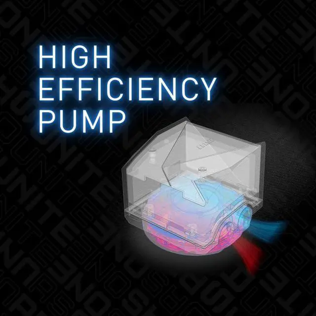Alt view image 6 of 6 - MSI MAG CORELIQUID I240 - AIO ARGB CPU Liquid Cooler - 400mm Radiator - LGA 1700 Ready - Triple 120mm ARGB PWM Fans, Black