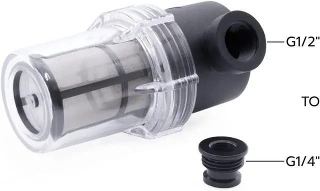 Alt view image 3 of 3 - Alphacool ES Big Inline 2x G1/4" Particle Filter for Server Water Cooling Systems