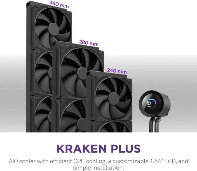 Alt view image 2 of 3 - Kraken Plus 360 Black